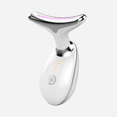 Beauty Facial Massager, 7 Color Wavy Acne Beauty Microcurrent Facial Device Skin Firming for Face Neck Beauty Device, My Store