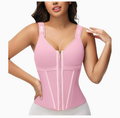 Mesh Waist Slimming Three-Breasted Shapewear Corset My Store