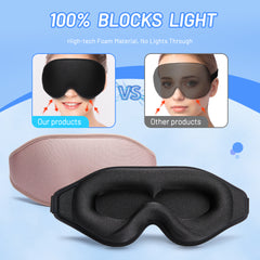 3D Natural Memory Foam Sleep Mask for Comfort My Store