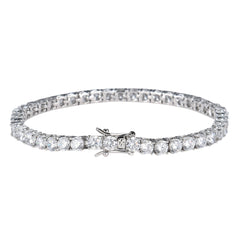 Tennis Chain Copper Zircon Single Row Hip Hop Bracelet My Store