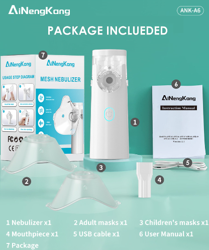 Portable Nebulizer Handheld Asthma Inhaler Device My Store