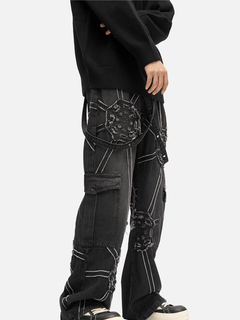 Spider Denim Pants My Store