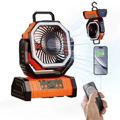 Outdoor Household Power Bank LED Light Camping Fan My Store