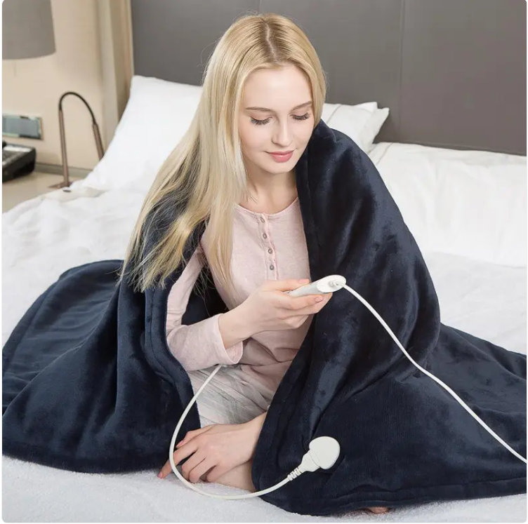 3-Level Safety Heated Blanket with Adjustable Temperature My Store