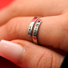 I Am Enough Ring Epictop store