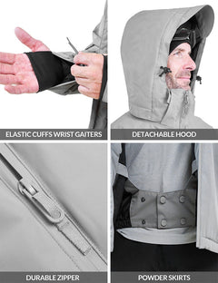 ANTARCTICA GEAR Heated Jacket, Ski Jacket Coat Men/Women Winter Coat ANTARCTICA Outdoors