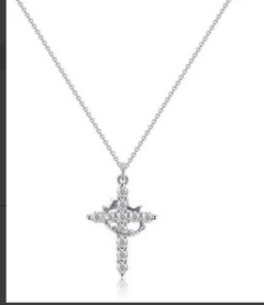 Crown Cross Necklace Epictop store