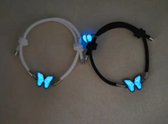 Blue Luminous Smart Butterfly Necklace My Store