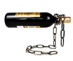 Magic Iron Chain Wine Bottle Holder Epictop store