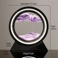 Moving Sand Art Landscape Table Lamp My Store