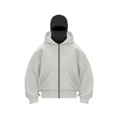 Men's Hooded Zip-Up Baseball Jacket My Store