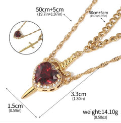 Love Dagger Necklace My Store