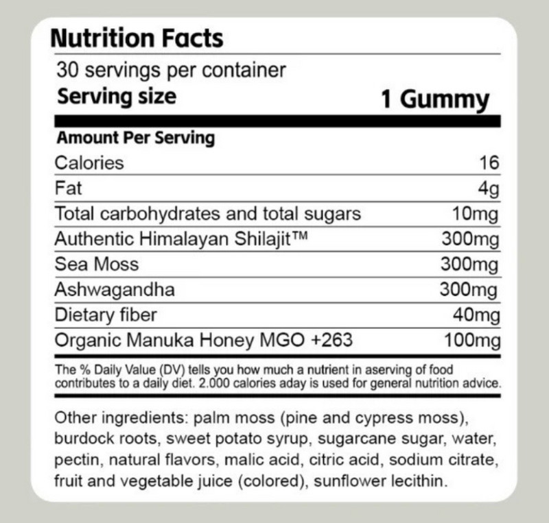 Shilajit 3-in-1 Gummies for Men My Store