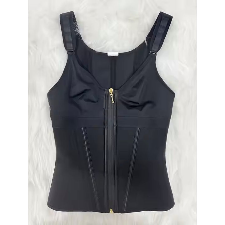 Mesh Waist Slimming Three-Breasted Shapewear Corset My Store
