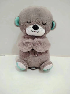 Sound Machine Soothe 'n Snuggle Otter Portable Plush Baby Toy with Sensory Details Music Lights & Rhythmic Breathing Motion Epictop store