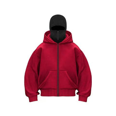Men's Hooded Zip-Up Baseball Jacket My Store