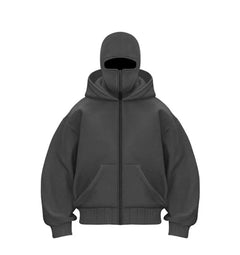 Men's Hooded Zip-Up Baseball Jacket My Store