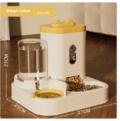 Automatic Pet Feeder Dog Basin Cat Bowl Supplies Water Dispenser My Store