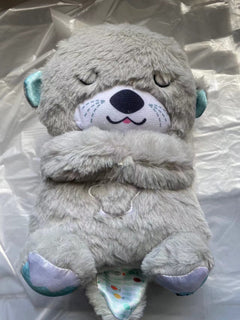 Sound Machine Soothe 'n Snuggle Otter Portable Plush Baby Toy with Sensory Details Music Lights & Rhythmic Breathing Motion Epictop store