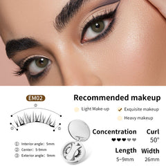 Magnetic False Eyelashes Set with Applicator My Store