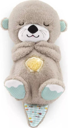 Sound Machine Soothe 'n Snuggle Otter Portable Plush Baby Toy with Sensory Details Music Lights & Rhythmic Breathing Motion Epictop store