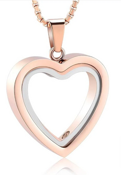 Heartfelt Remembrance: Stainless Steel Heart-Shaped Cremation Pendant My Store