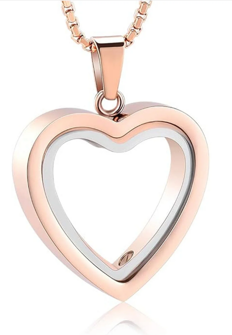 Heartfelt Remembrance: Stainless Steel Heart-Shaped Cremation Pendant My Store