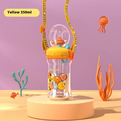 Children's Whale Cartoon Diving Fountain Water Bottle - Tritan Leakproof Sippy Cup (Various Sizes & Colors) Epictop store