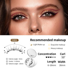 Magnetic False Eyelashes Set with Applicator My Store