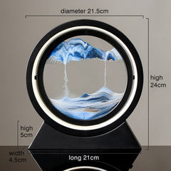 Moving Sand Art Landscape Table Lamp My Store
