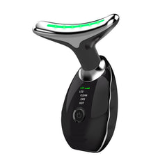 Beauty Facial Massager, 7 Color Wavy Acne Beauty Microcurrent Facial Device Skin Firming for Face Neck Beauty Device, My Store