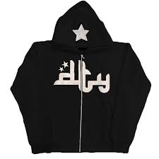 Star Printed Zip Up Hoodies Epictop store