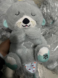 Sound Machine Soothe 'n Snuggle Otter Portable Plush Baby Toy with Sensory Details Music Lights & Rhythmic Breathing Motion Epictop store