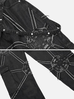 Spider Denim Pants My Store