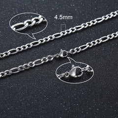 Twisted Rope Figaro Necklaces My Store