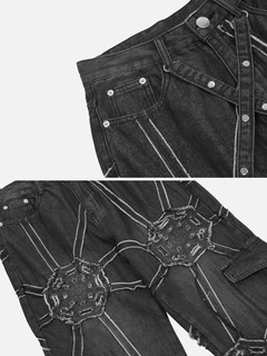 Spider Denim Pants My Store
