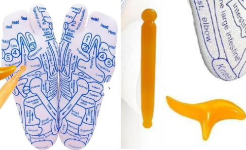 Reflexology Socks with Massage Tool (One Set) My Store