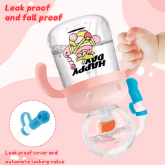 Children's Whale Cartoon Diving Fountain Water Bottle - Tritan Leakproof Sippy Cup (Various Sizes & Colors) Epictop store