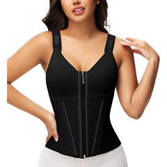 Mesh Waist Slimming Three-Breasted Shapewear Corset My Store