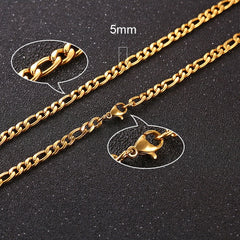 Twisted Rope Figaro Necklaces My Store