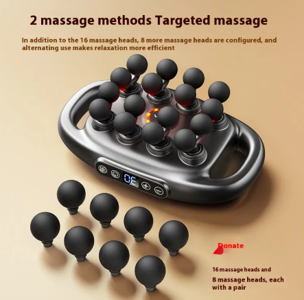 Deep Tissue Muscle Massage Gun, 8/16 Heads My Store