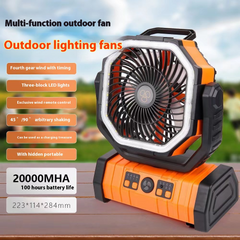 Outdoor Household Power Bank LED Light Camping Fan My Store