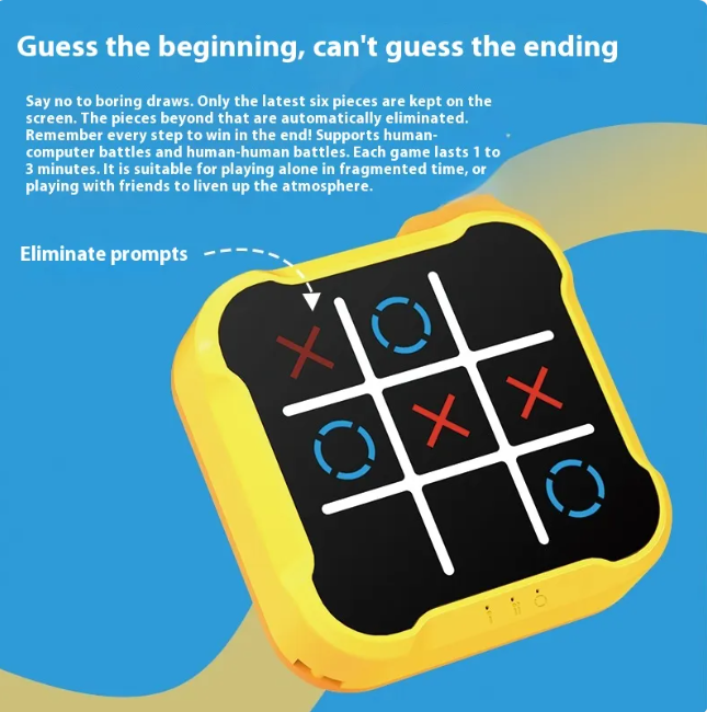 Educational Tic-Tac-Toe Toy for Kids My Store