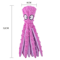Interactive Bite-resistant Plush Octopus Pet Toy My Store