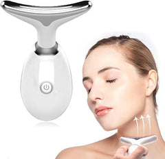 Beauty Facial Massager, 7 Color Wavy Acne Beauty Microcurrent Facial Device Skin Firming for Face Neck Beauty Device, My Store