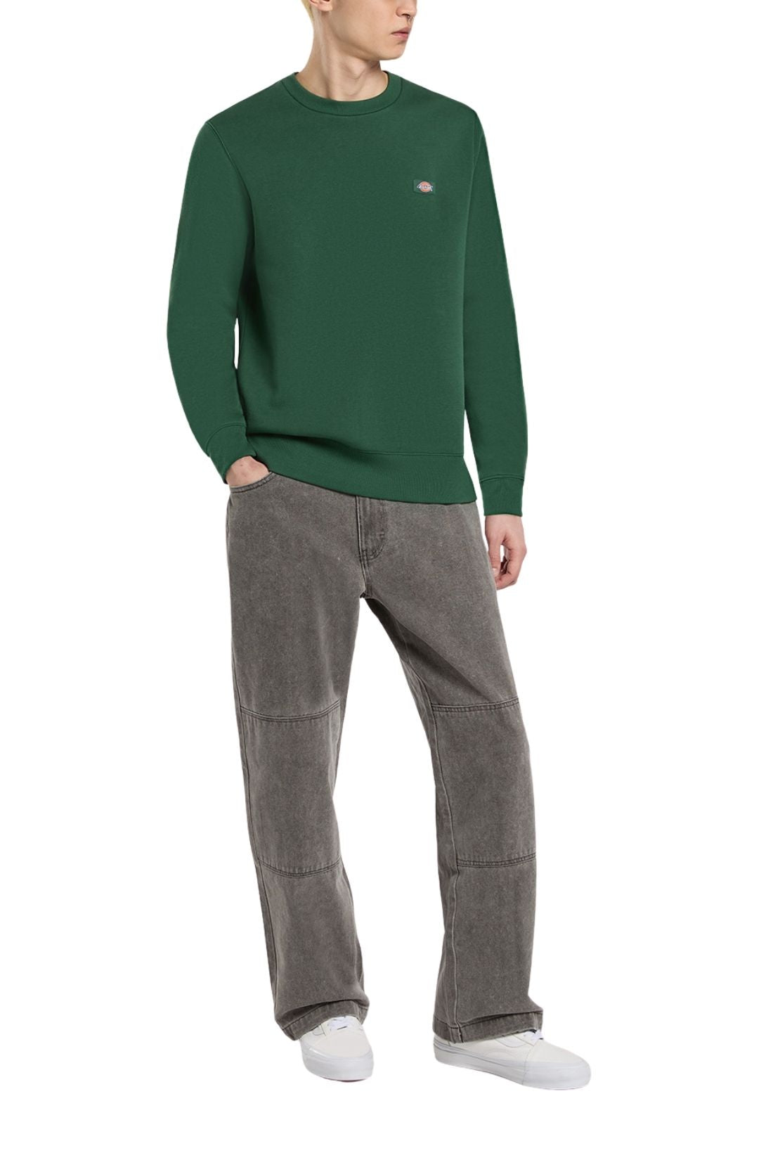 DICKIES - Men's winter crewneck Oakport sweatshirt  - Size XL Dickies