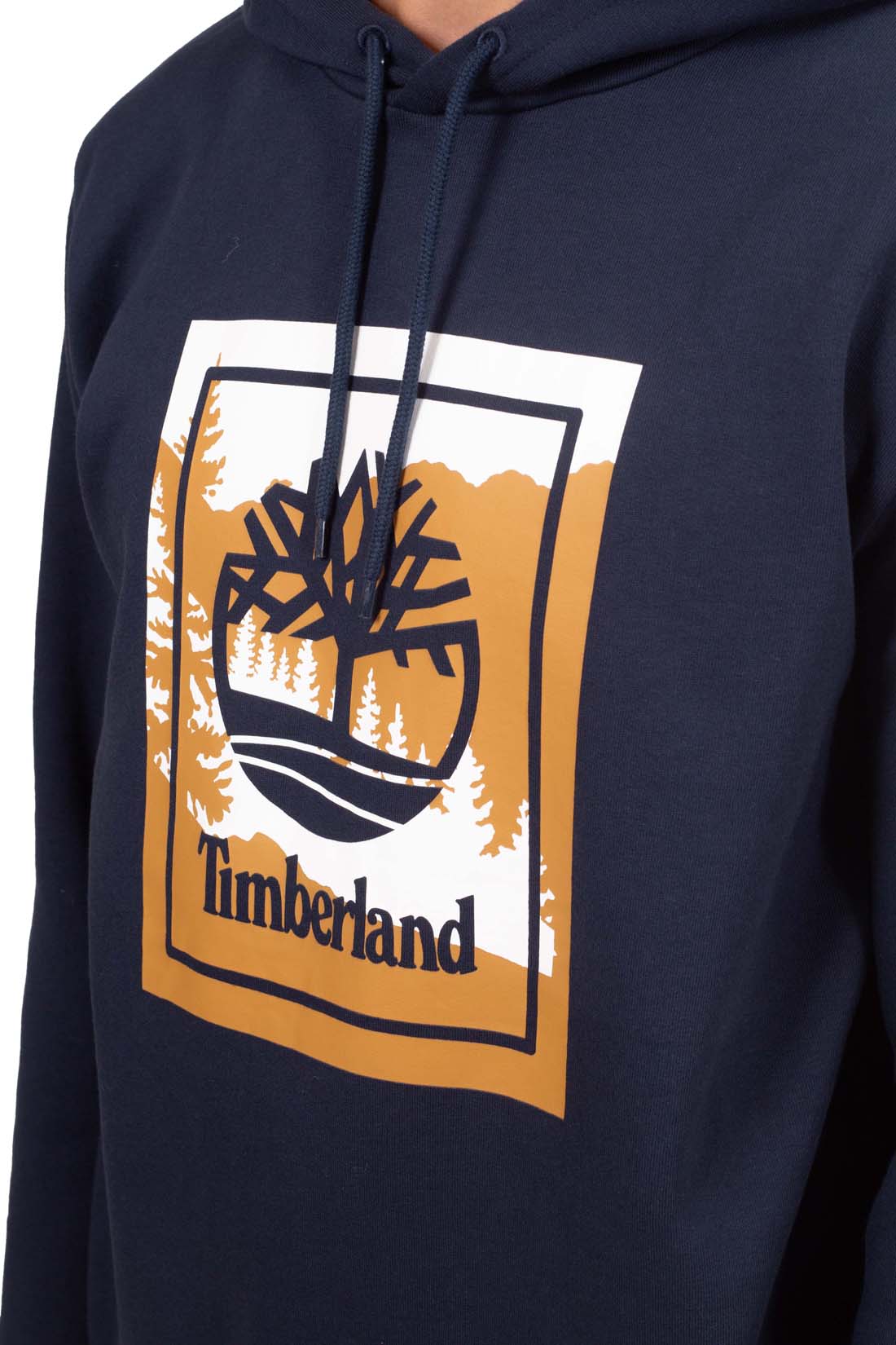 TIMBERLAND - Men's winter hoodie with graphic logo Timberland