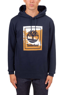TIMBERLAND - Men's winter hoodie with graphic logo Timberland