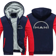 Men's Reversible Padded Winter Hoodie Jacket LPO