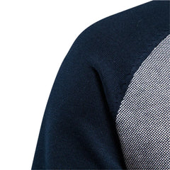 Men's Cotton Knit Streetwear Winter Zipper Cardigan LPO